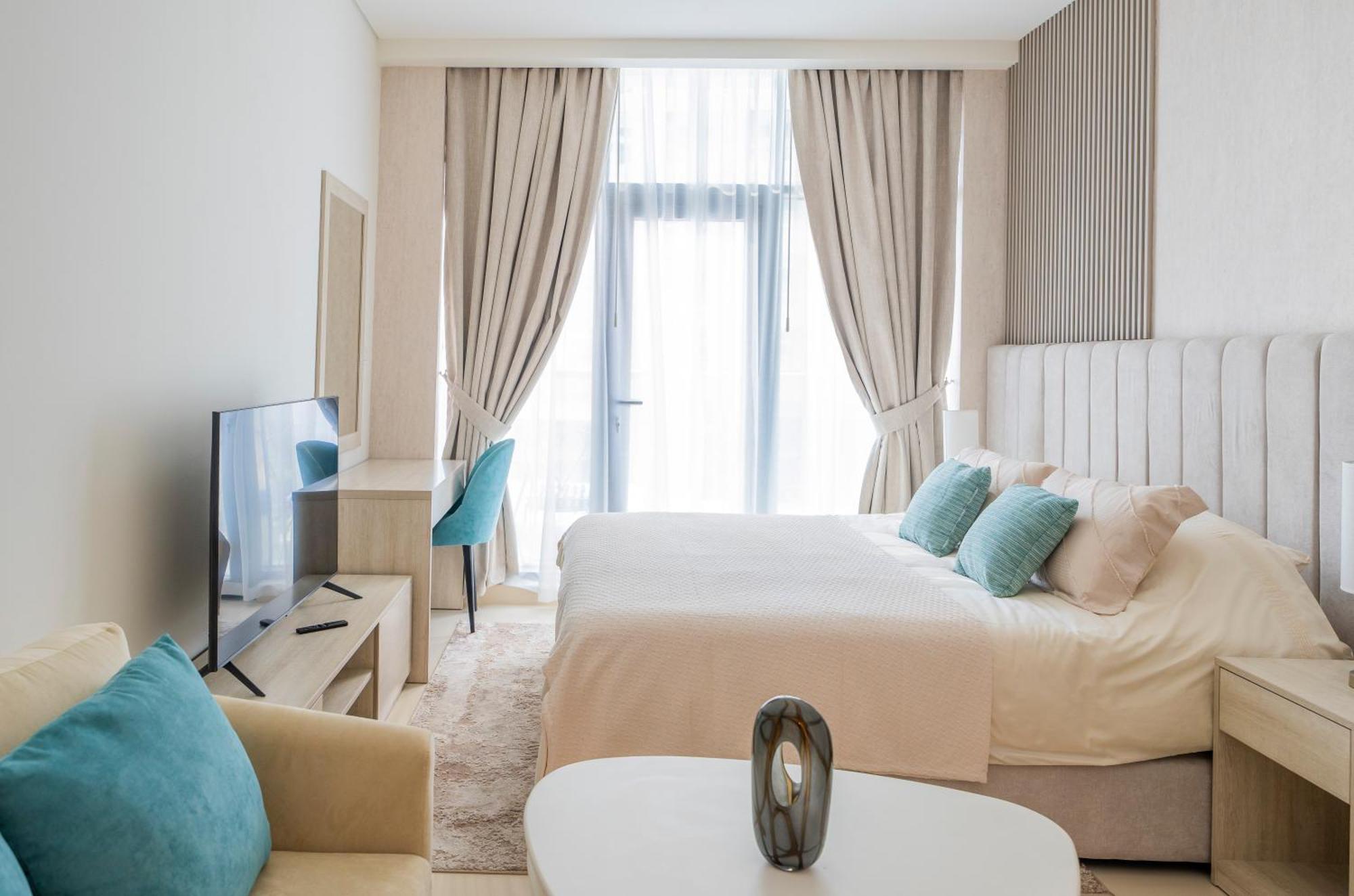 Studio With Pool And Private Beach Access On Palm Jumeirah Dubaj Zewnętrze zdjęcie