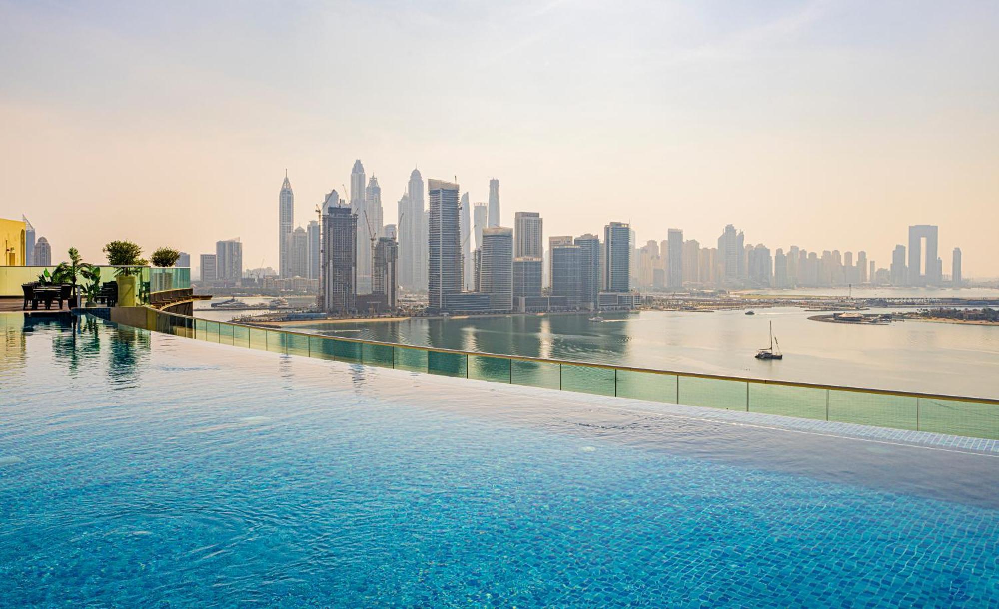 Studio With Pool And Private Beach Access On Palm Jumeirah Dubaj Zewnętrze zdjęcie