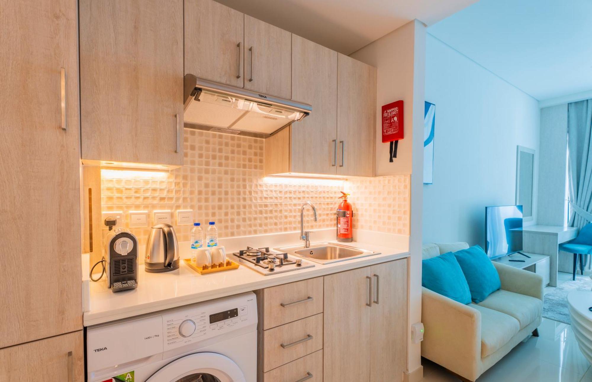 Studio With Pool And Private Beach Access On Palm Jumeirah Dubaj Zewnętrze zdjęcie