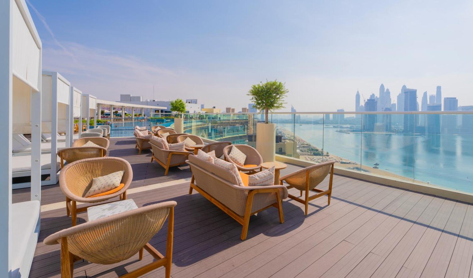 Studio With Pool And Private Beach Access On Palm Jumeirah Dubaj Zewnętrze zdjęcie