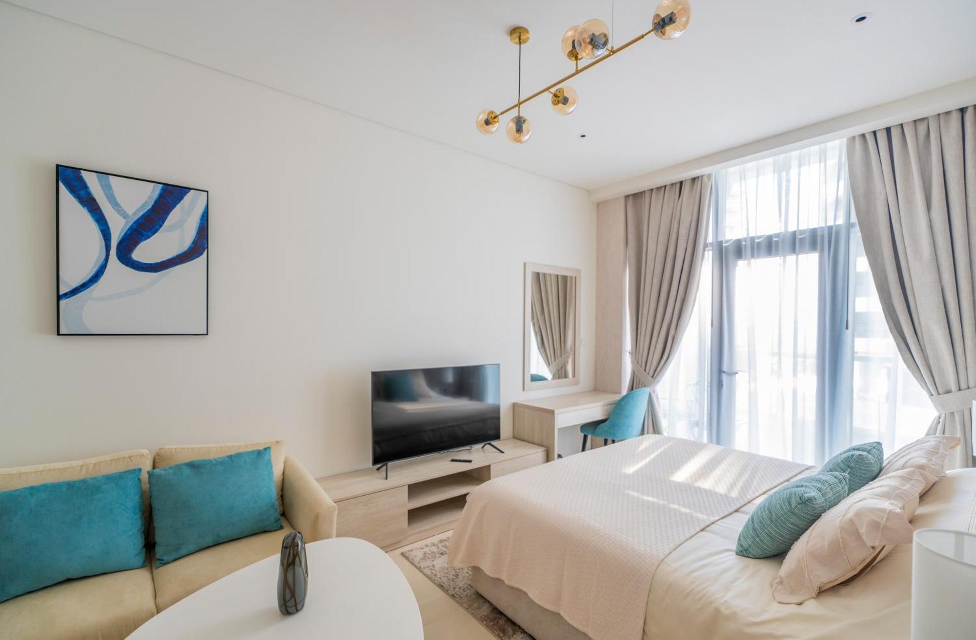 Studio With Pool And Private Beach Access On Palm Jumeirah Dubaj Zewnętrze zdjęcie